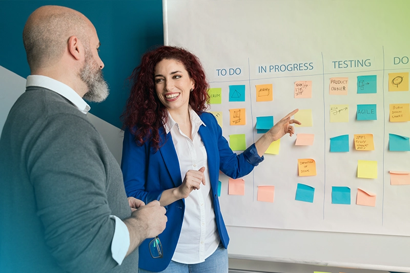Agile consultancy in progress